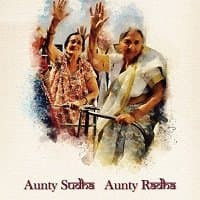 Aunty Sudha Aunty Radha